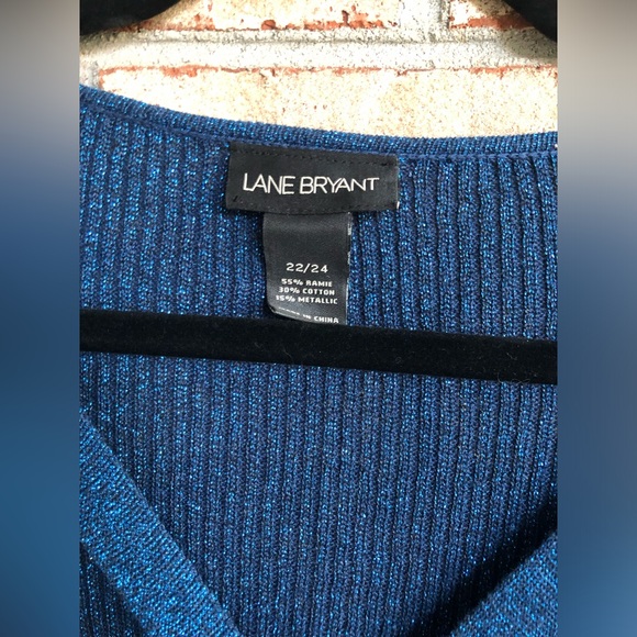LANE BRYANT PLUS SIZE SWEATER SIZE 22/24 💙💙💙 - Picture 4 of 5